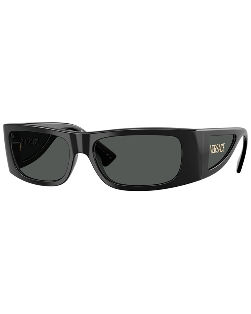 Versace Stylish Sunglasses Ve4482 Gb1/87 - Male - Sunglasses - Black - 57 Cm - Accessories - Image 2