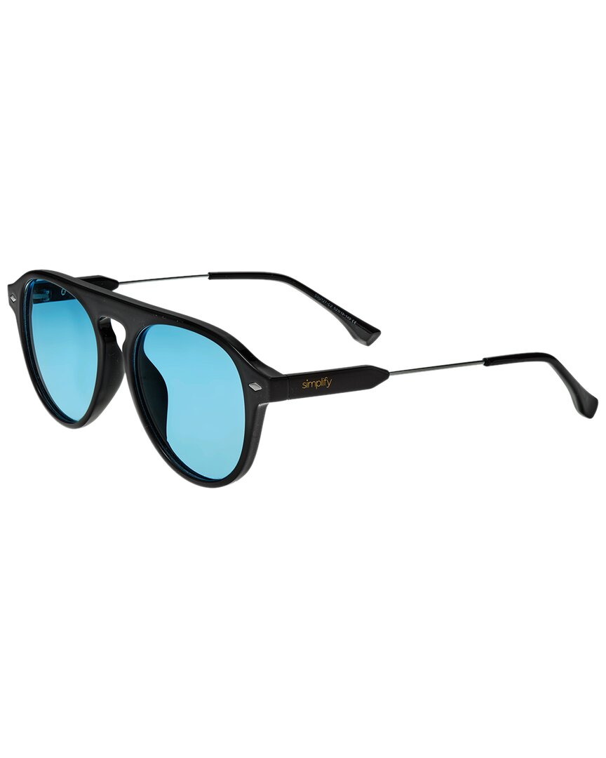 Shop Simplify Unisex Ssu127-c2 51mm Polarized Sunglasses In Black
