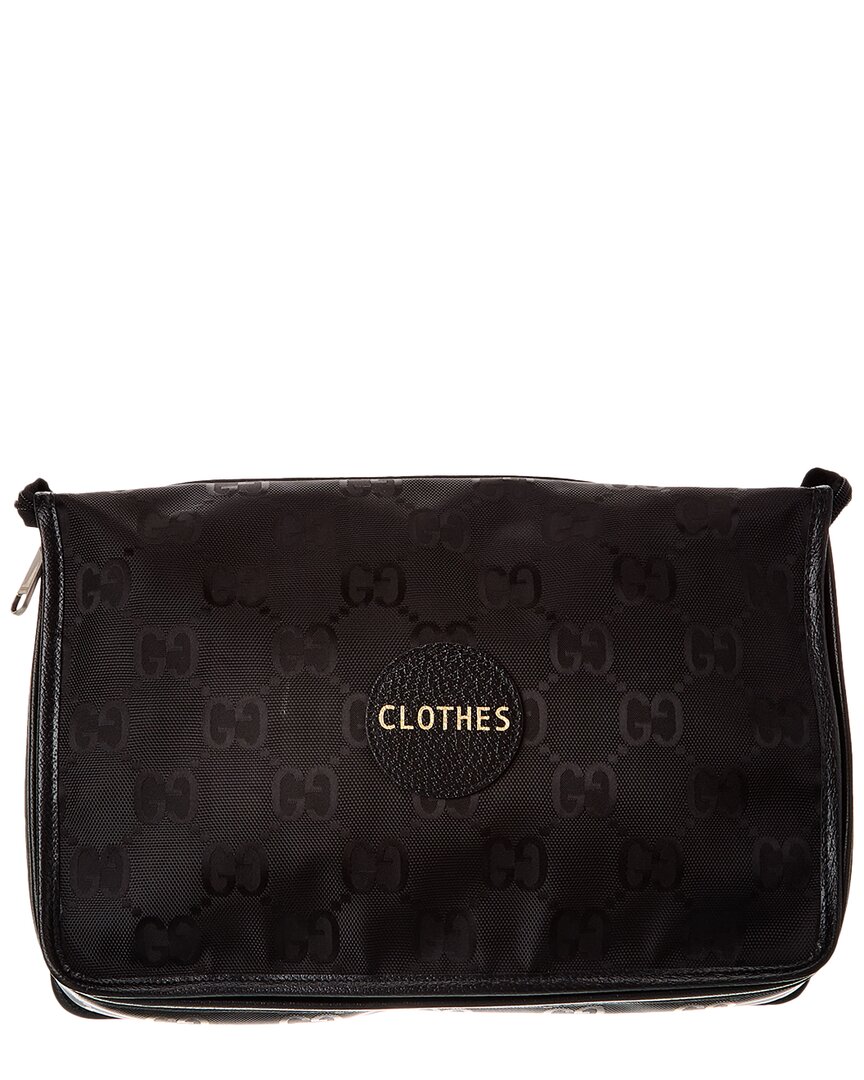 Gucci Dnu Off The Grid Gg Canvas Clothes Pouch In Black