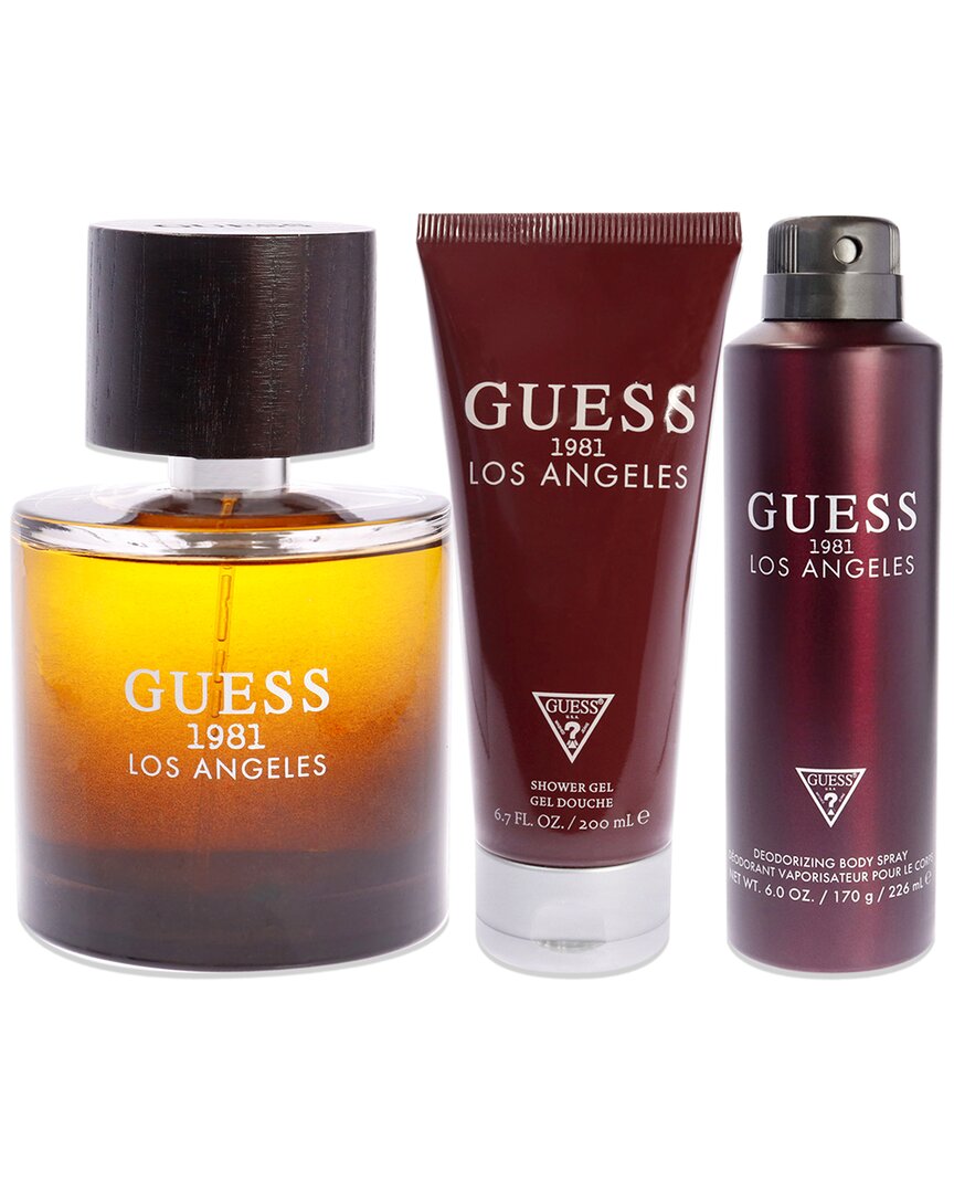 Guess Men's  1981 Los Angeles 3pc Gift Set
