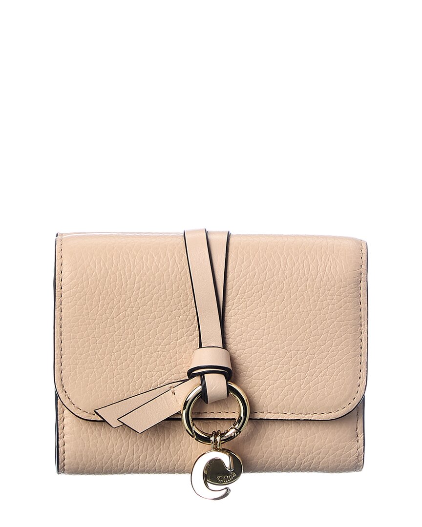 Shop Chloé Alphabet Leather French Wallet