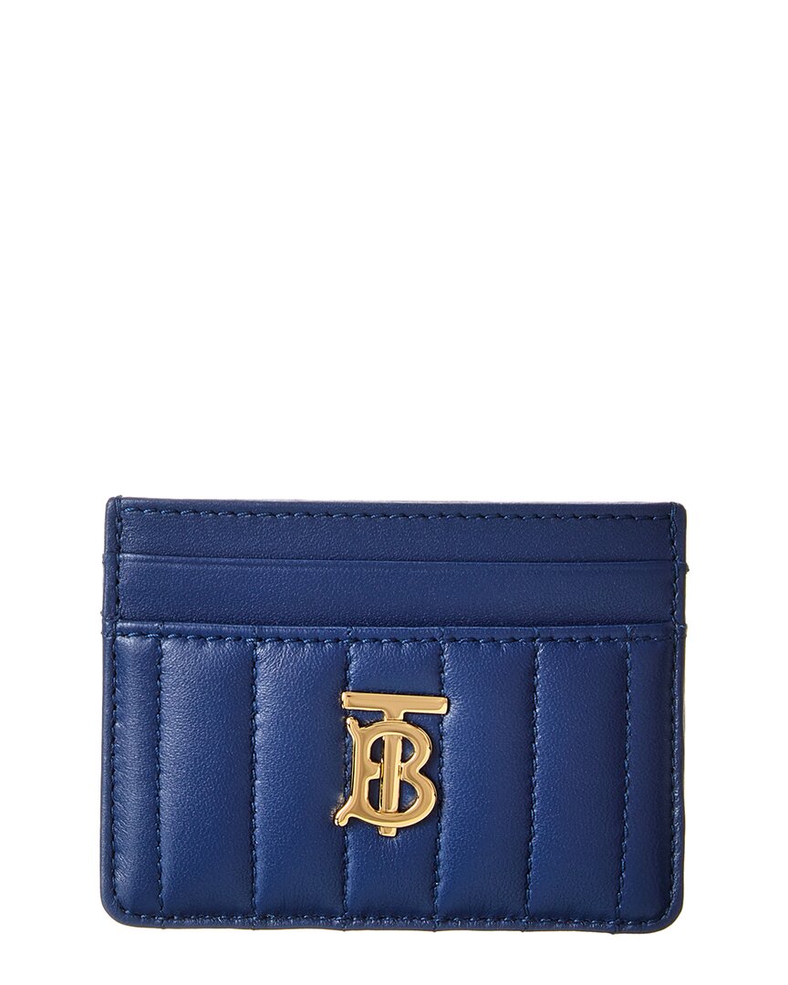 Burberry Check Leather Card Case