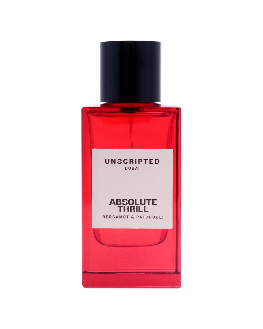 Unscripted Men's 3.4oz Absolute Thrill Edp