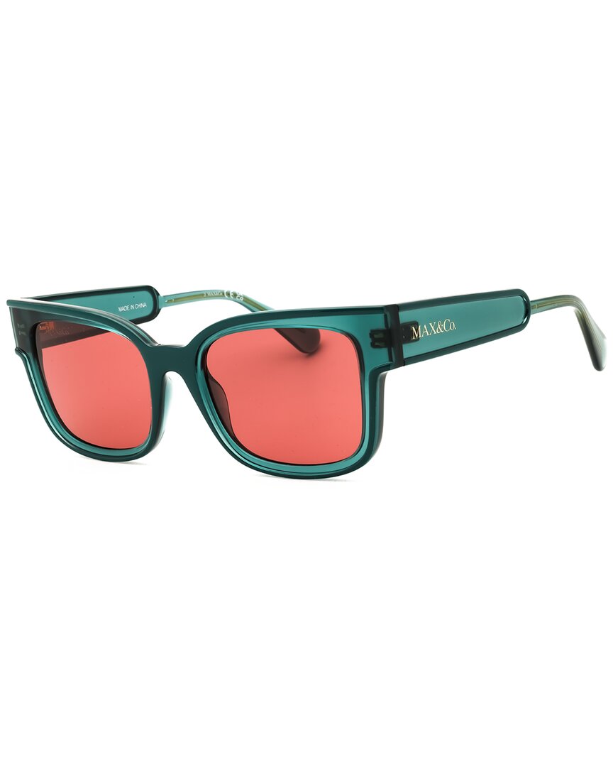 Max & Co By Max Mara Women's Mo0098 53mm Sunglasses In Green