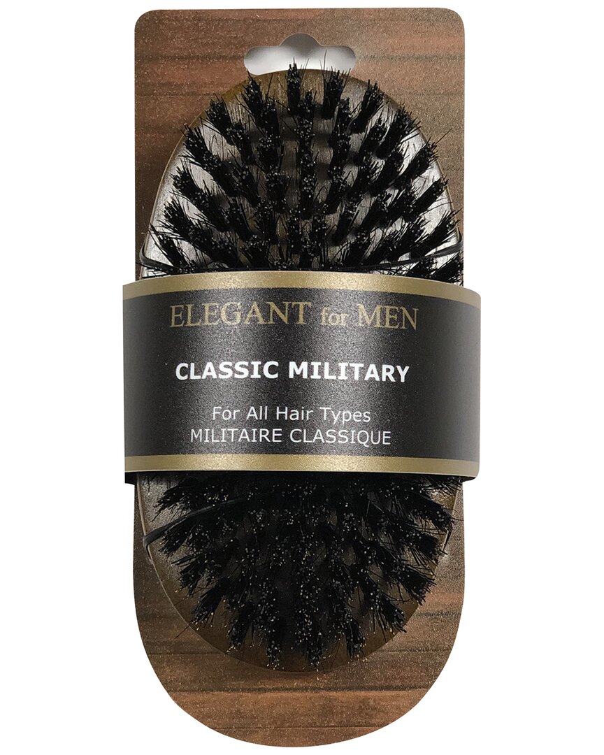 Elegant Classic Military Brush 100% Boar Brush