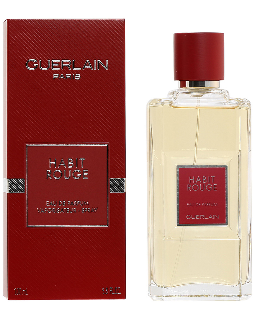 Guerlain Men's 3.4oz Habit Rouge Eau De Parfum Spray