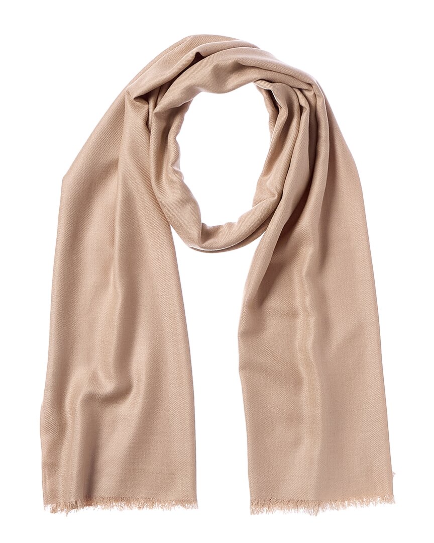 Vince Cashmere-blend Scarf In Sand