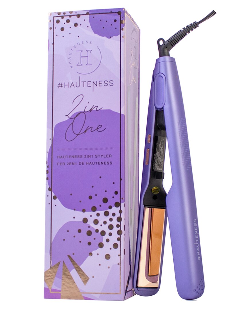 Hautness Hauteness Unisex 24.6oz 2inone Digital Rose Gold Titanium Straightener