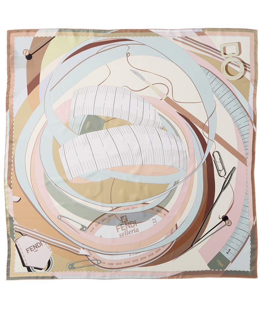 FENDI FENDI SILK SCARF