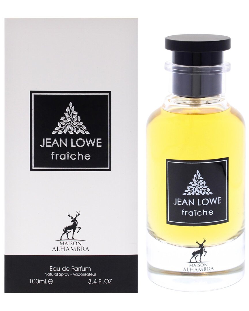 Maison Alhambra Men's 3.4oz Jean Lowe Fraiche Edp