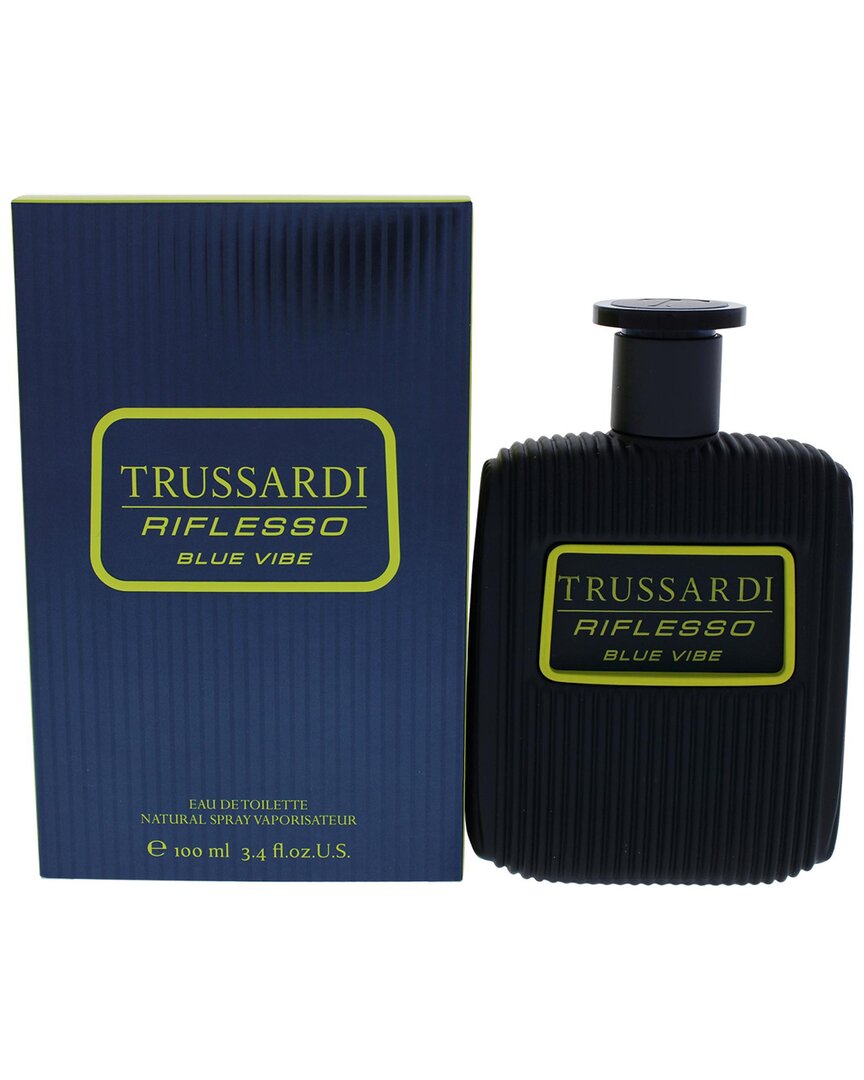 Trussardi Men's 3.4oz Riflesso Blue Vibe Edt