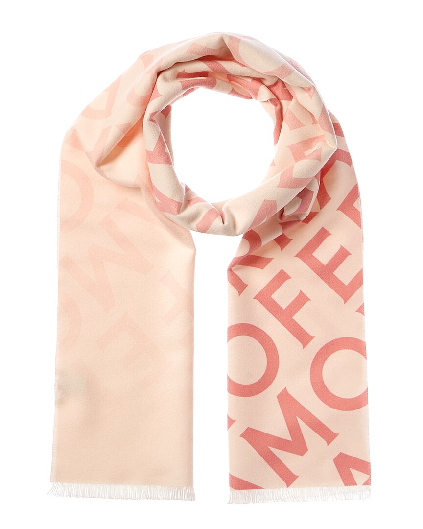 Ferragamo Multicolor Embroidered Reversible Scarf
