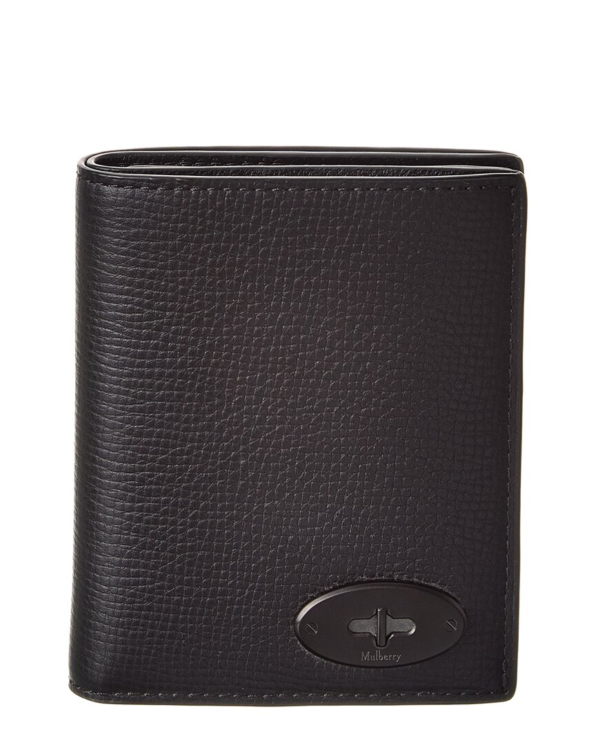 Mulberry Postman Plaque Leather Trifold Wallet