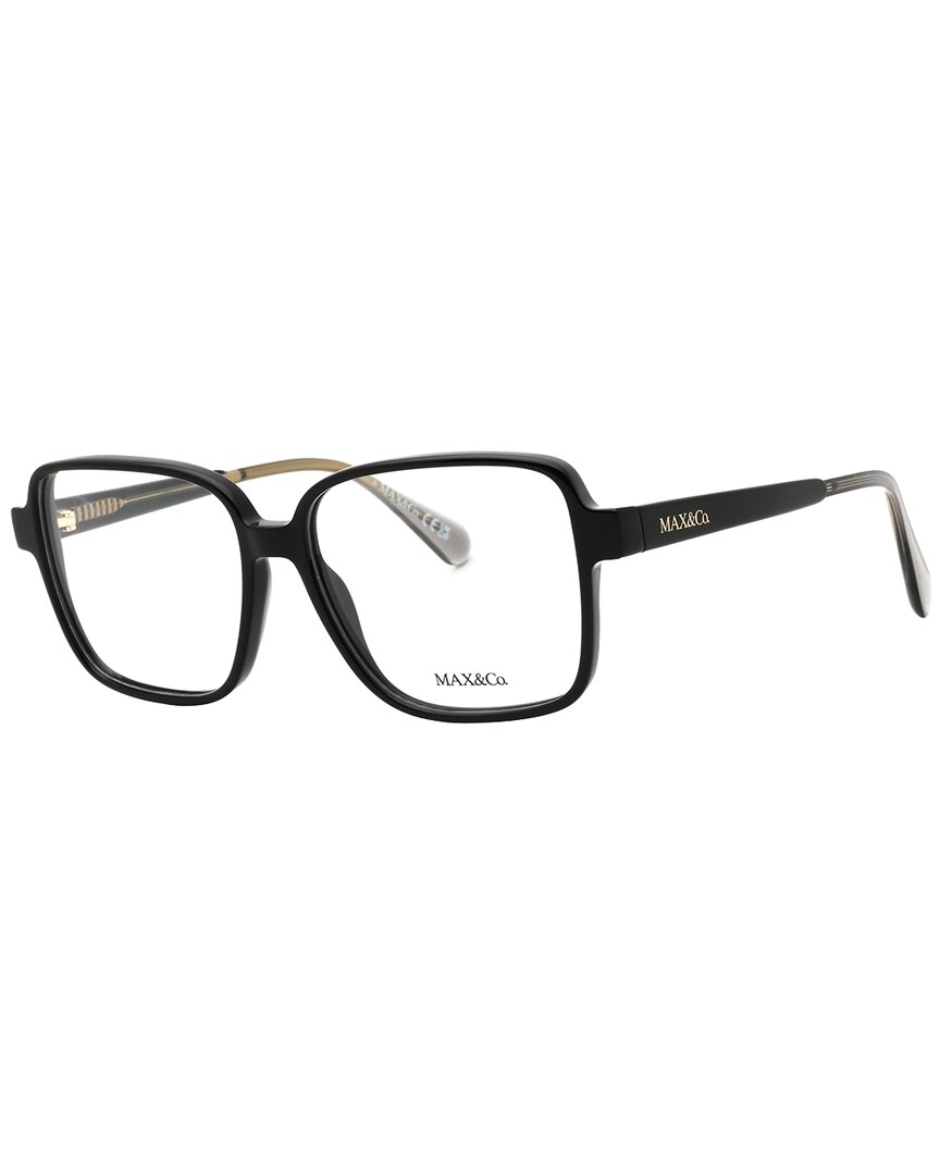 Max & Co By Maxmara Max & Co By Max Mara Women's Mo5060 53mm Optical Frames In Black