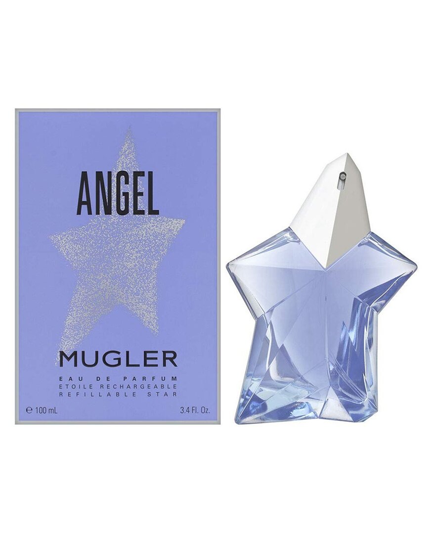 Shop Mugler Thierry  Women's 3.4oz Angel Standing Star Edp Spray Refillable