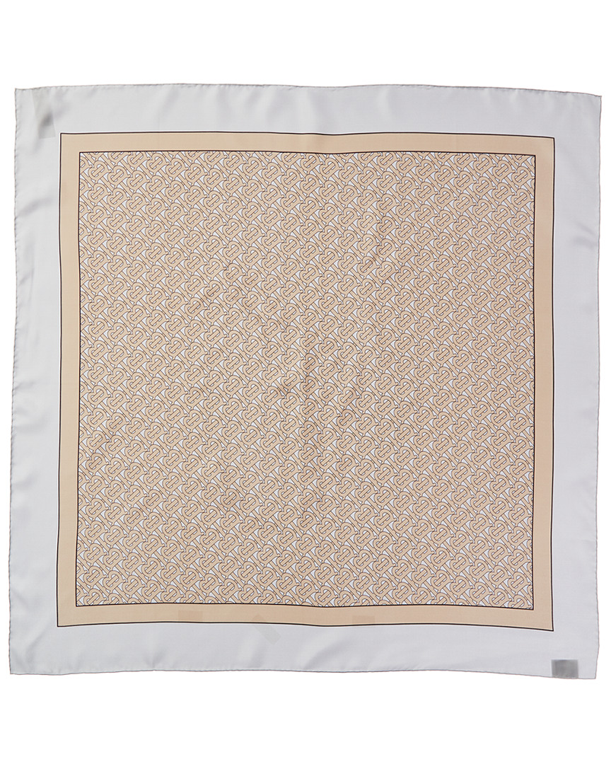 Burberry Monogram Print Silk Scarf Women&#39;s | eBay