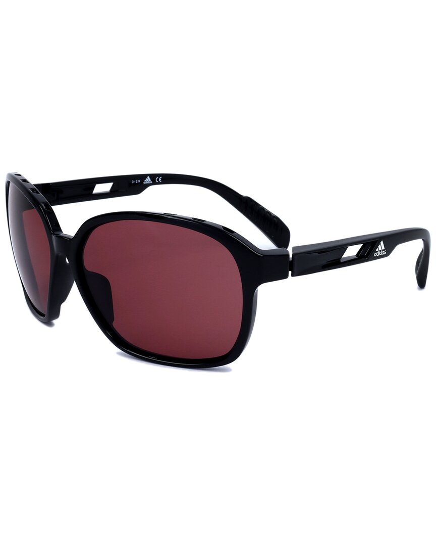 Adidas Originals Adidas Sport Women's Sp0013 62mm Sunglasses In Black