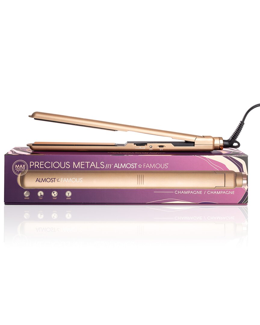 Almost Famous Maxlength 1 Flat Iron With Rose Gold Titanium Plates