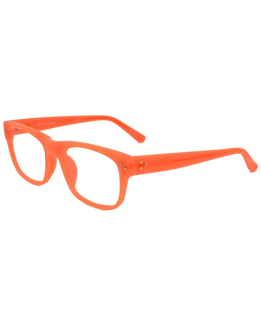 MATTHEW WILLIAMSON X LINDA FARROW MATTHEW WILLIAMSON BY LINDA FARROW UNISEX MW69 51MM OPTICAL FRAMES