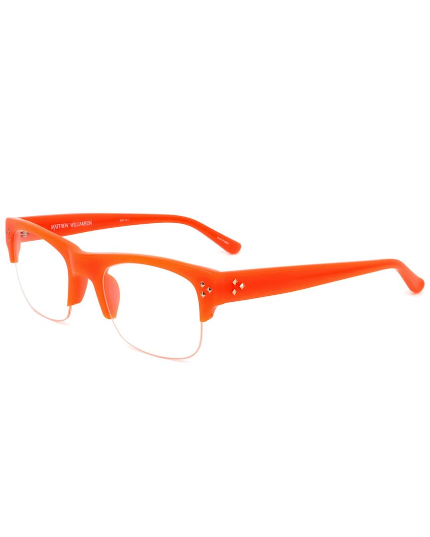 MATTHEW WILLIAMSON X LINDA FARROW MATTHEW WILLIAMSON BY LINDA FARROW UNISEX MW70 51MM OPTICAL FRAMES