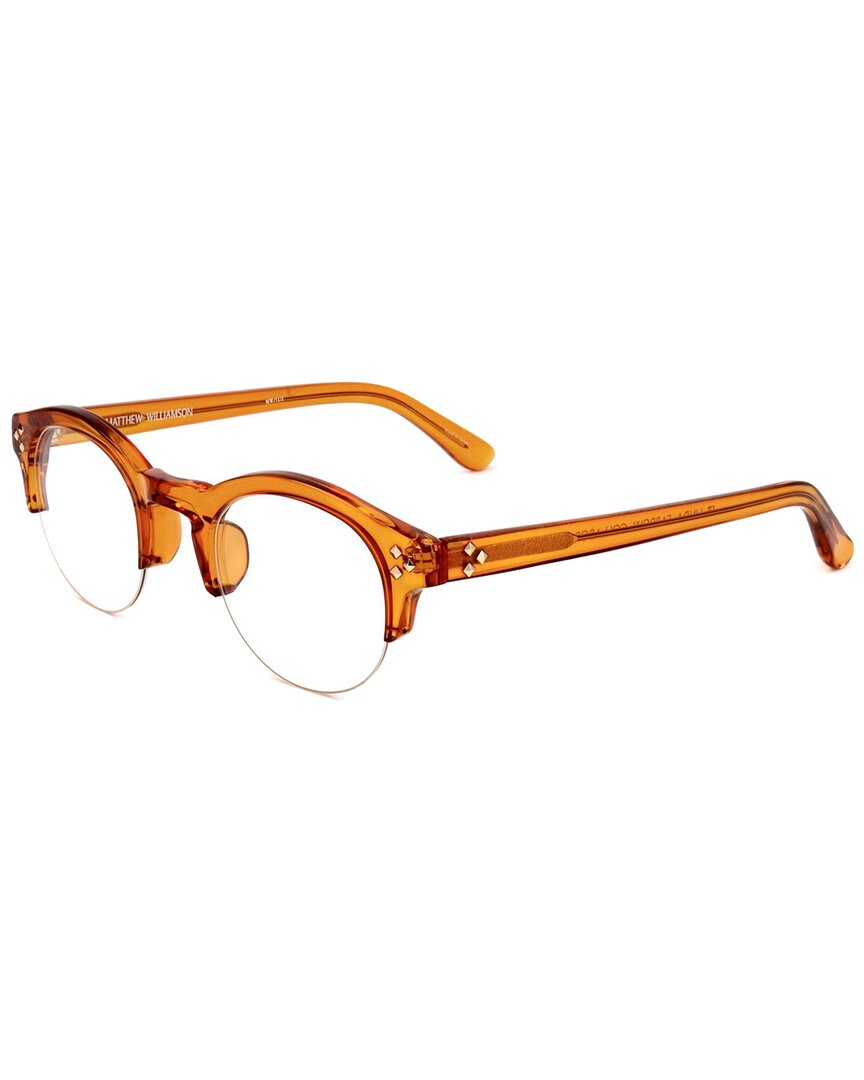 MATTHEW WILLIAMSON X LINDA FARROW MATTHEW WILLIAMSON BY LINDA FARROW UNISEX MW71 45MM OPTICAL FRAMES