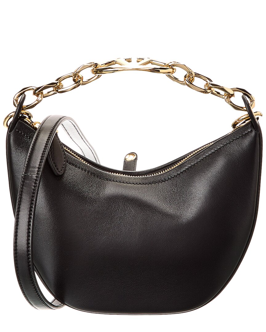 Valentino VLogo Mini Leather Hobo Bag
