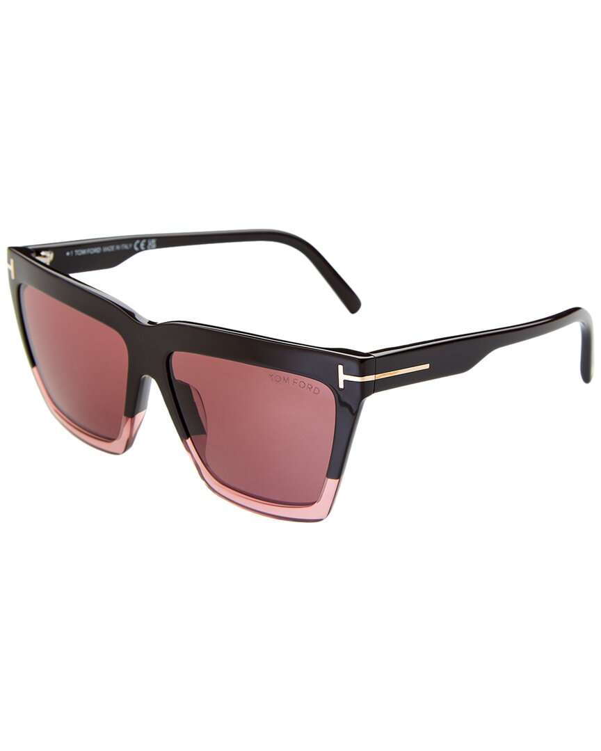 Tom Ford Women's Eden 56mm Sunglasses In Black