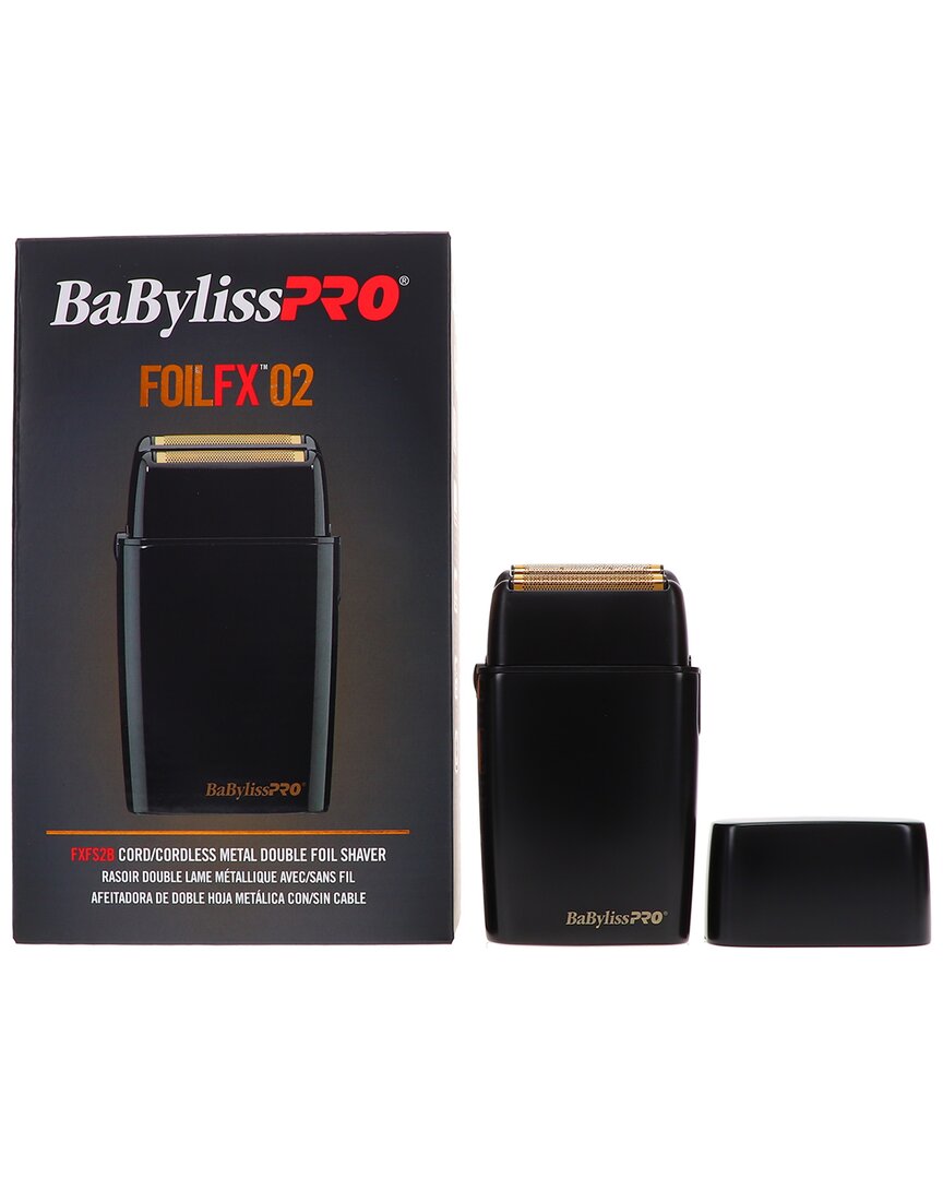 Babylisspro Unisex 5oz Cordless Black Double Foil Shaver