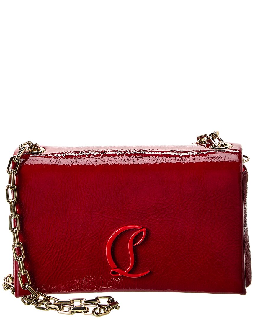 Christian Louboutin Loubi54 Leather Crossbody In Red