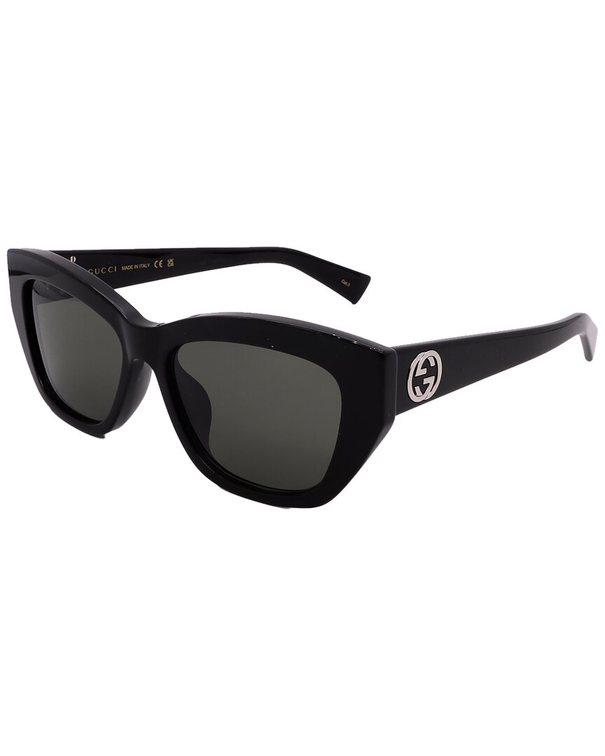 Gucci Grey Cat Eye Ladies Sunglasses Gg1844sa 001 55 In Black