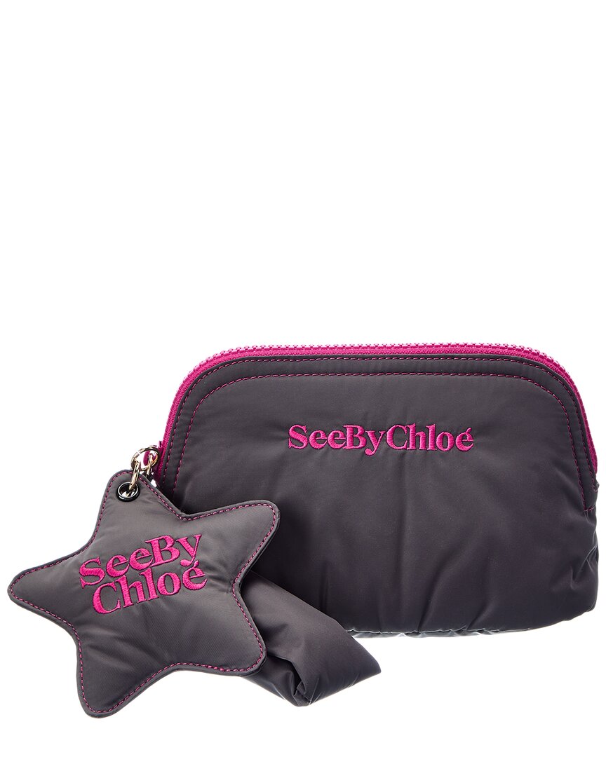 See By Chloé Joy Rider Pouch In Grey | ModeSens