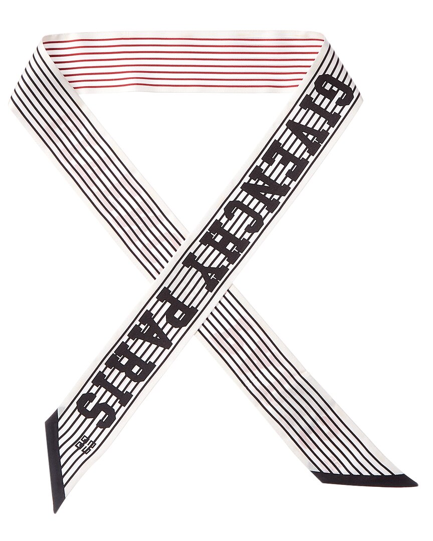 Givenchy Logo Silk Scarf