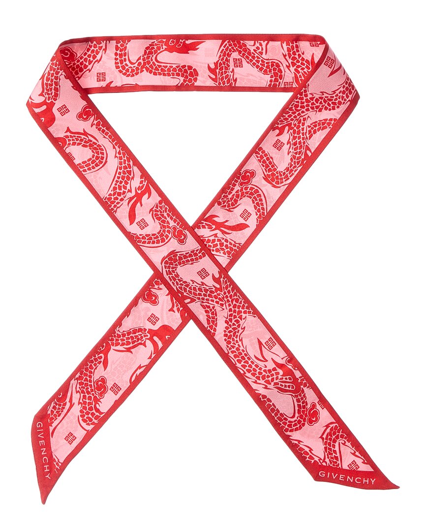 Givenchy Logo Silk Scarf