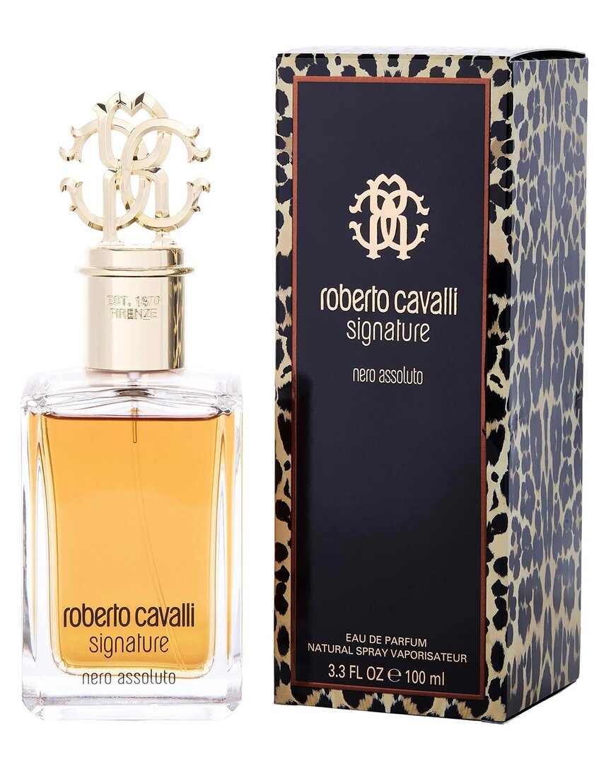 ROBERTO CAVALLI ROBERTO CAVALLI WOMEN'S 3.3OZ SIGNATURE NERO ASSOLUTO EDP SPRAY