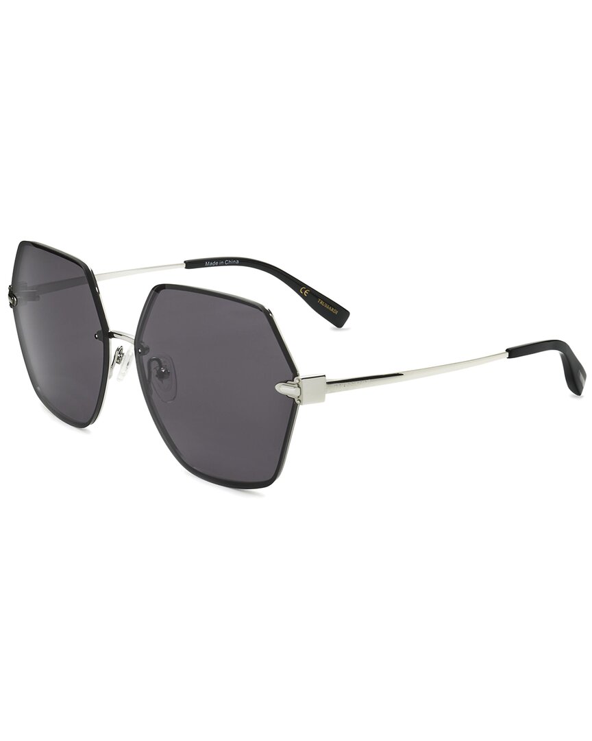 Trussardi Women's Str452fl 003as 62mm Sunglasses In Black