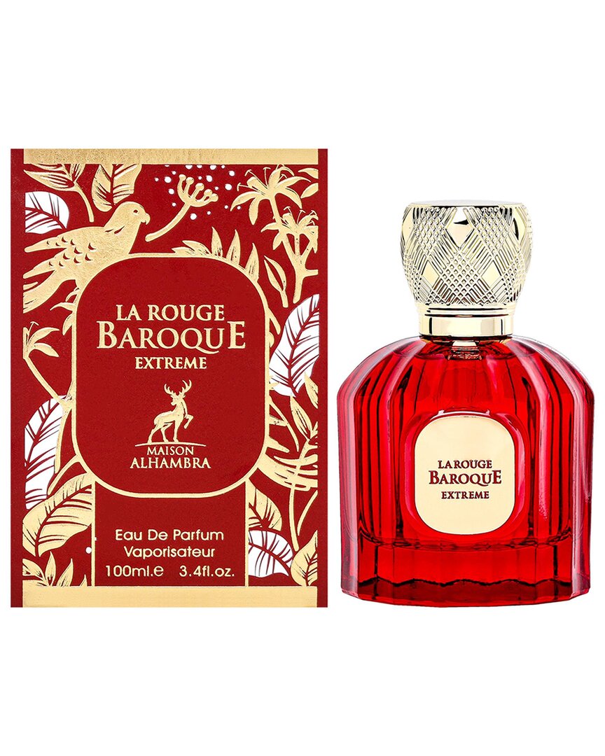 Maison Alhambra Unisex 3.4oz La Rouge Baroque Extreme Edp