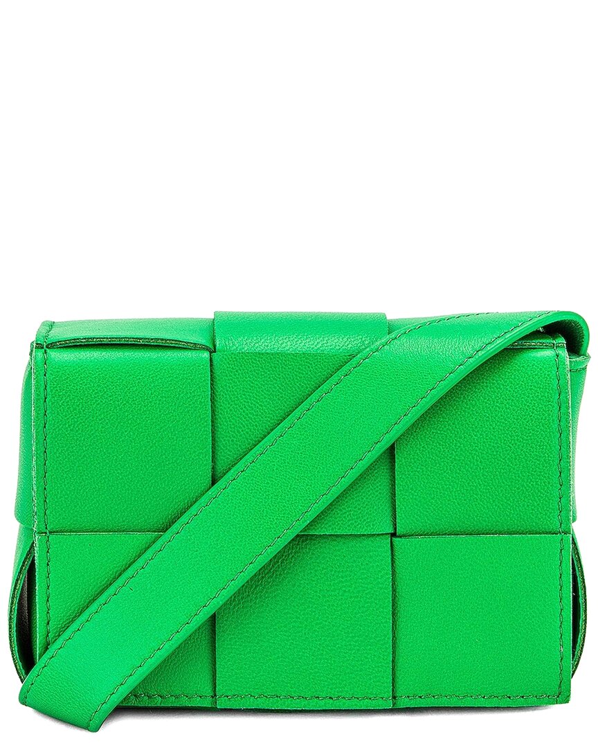 Bottega Veneta Cassette Mini Leather Crossbody