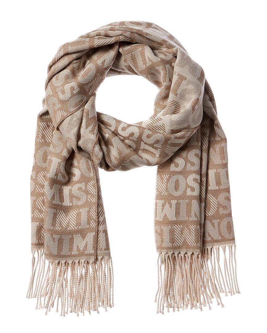 MISSONI MISSONI LOGO WOOL-BLEND SCARF