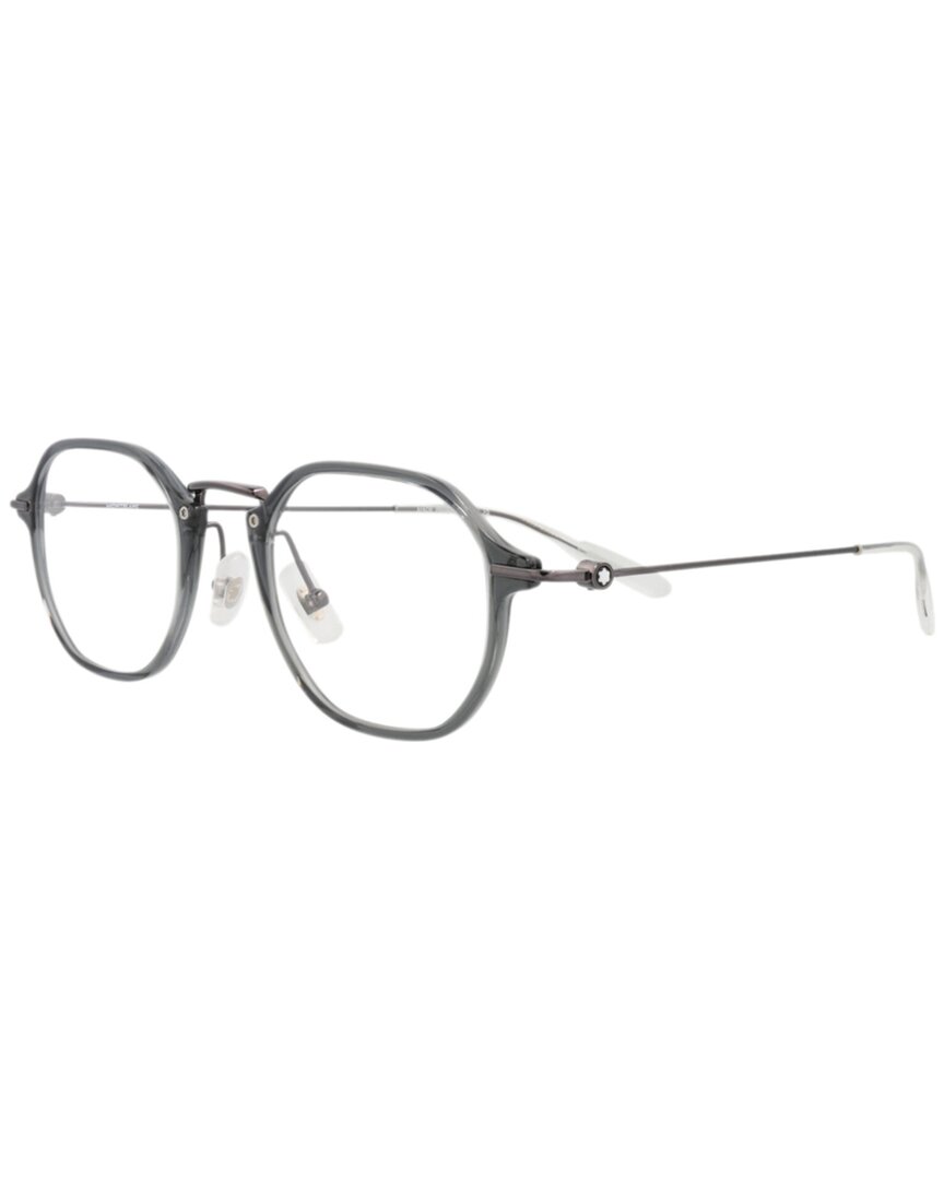 Montblanc Men's Mb0296o 50mm Optical Frames In Gray