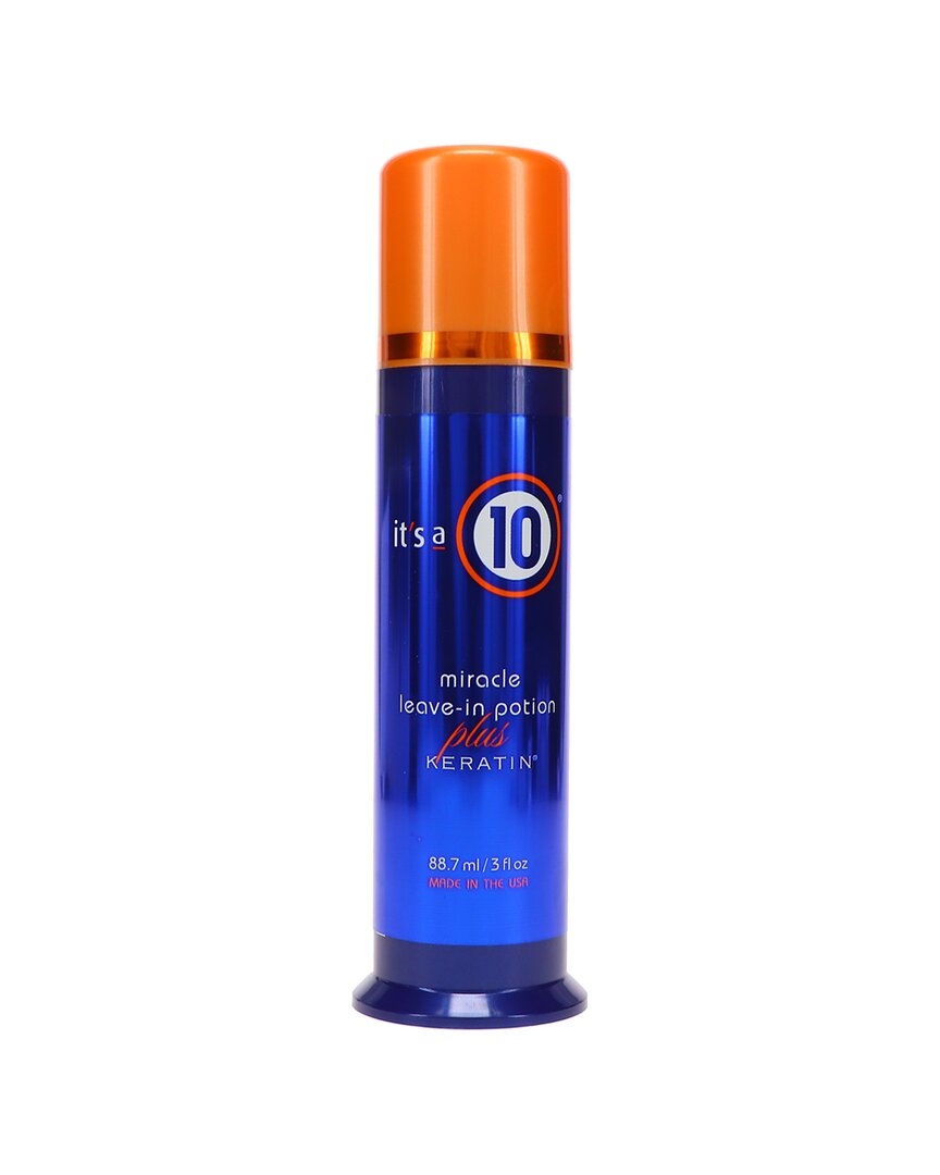 It's A 10 Keratin Leave-in Potion Plus Keratin 3.0oz In Blue