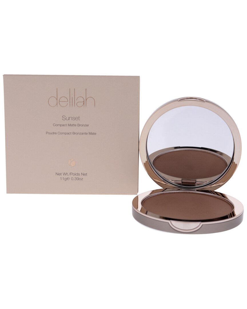 Delilah Women's 0.39oz Medium Dark Sunset Compact Matte Bronzer