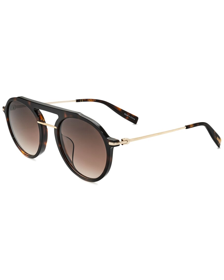 Trussardi Unisex Str403f 0745 53mm Sunglasses In Brown