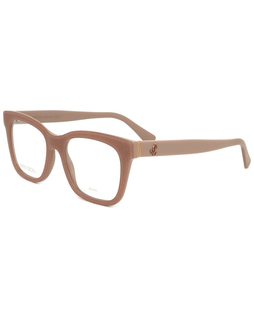 Jimmy Choo Women's 50 Mm Eyeglasses In Gold