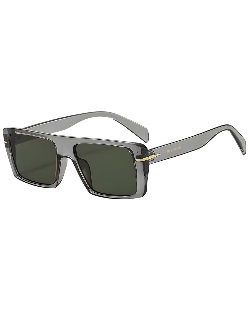 Fifth & Ninth Unisex Atlas 54mm Polarized Sunglasses In Gray