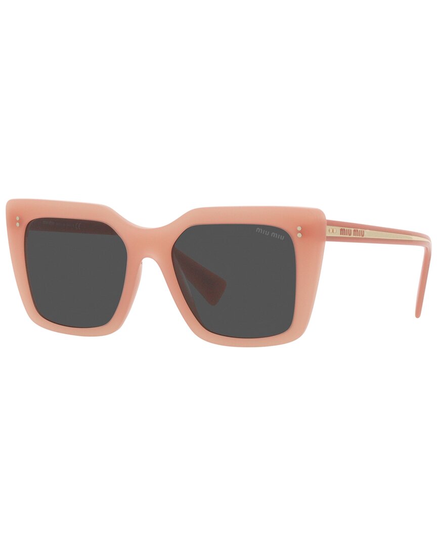 Miu Miu™ MU 03WS 06X5S0 53 Pink Opal Sunglasses