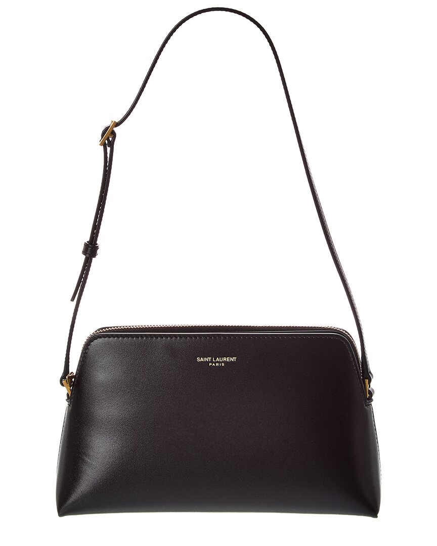 Saint Laurent Leather Mini Bag In Black