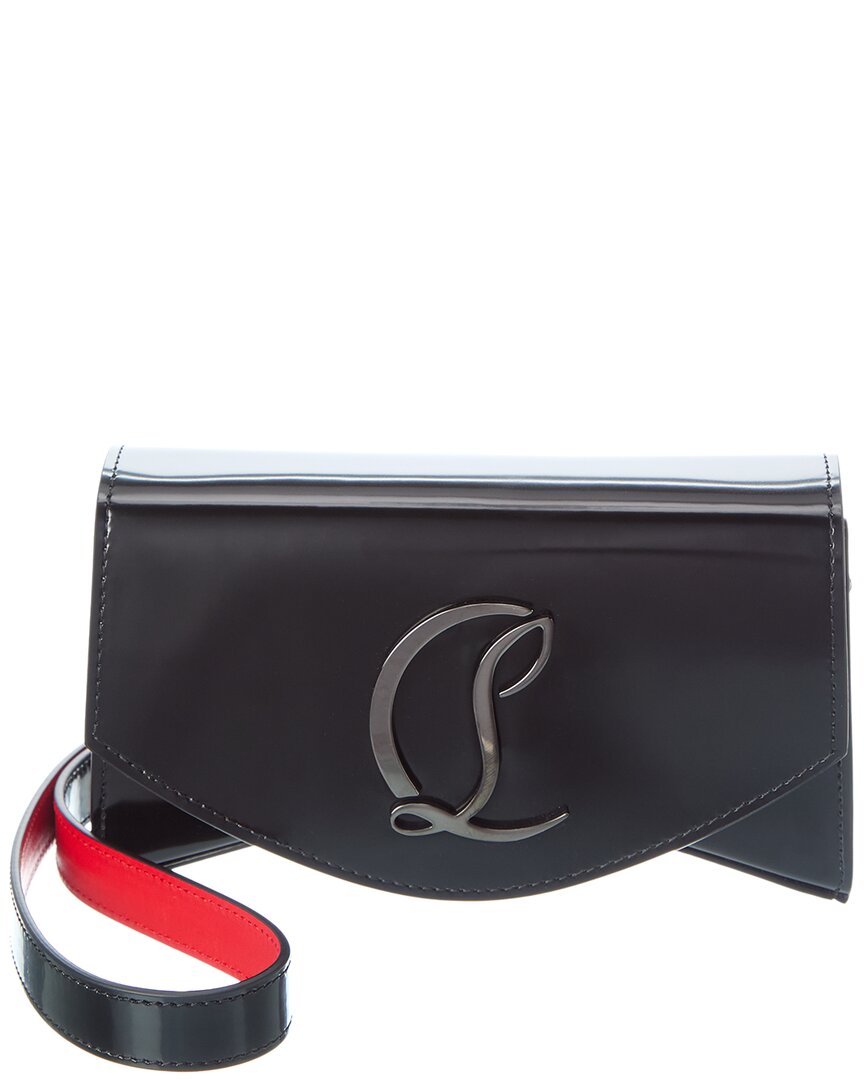 Christian Louboutin Loubi54 Small Leather Crossbody In Black