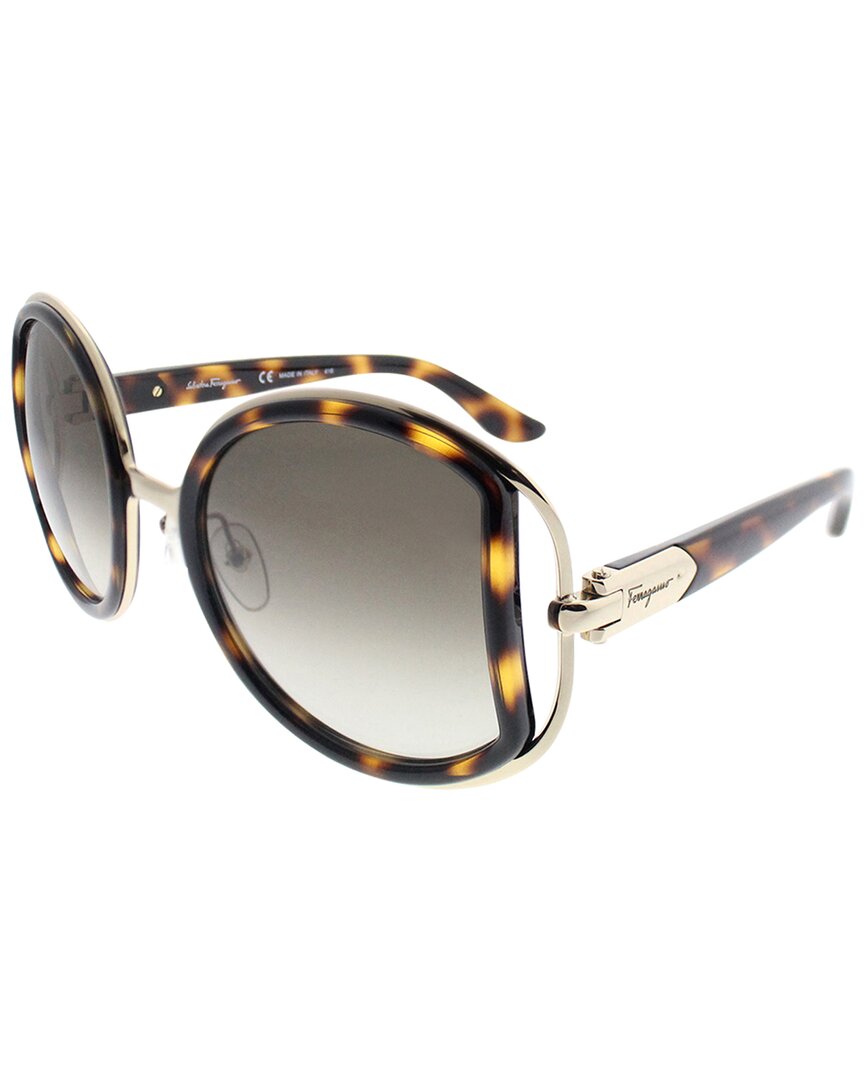 Shop Ferragamo Women's Sf719s 52mm Sunglasses In Grey