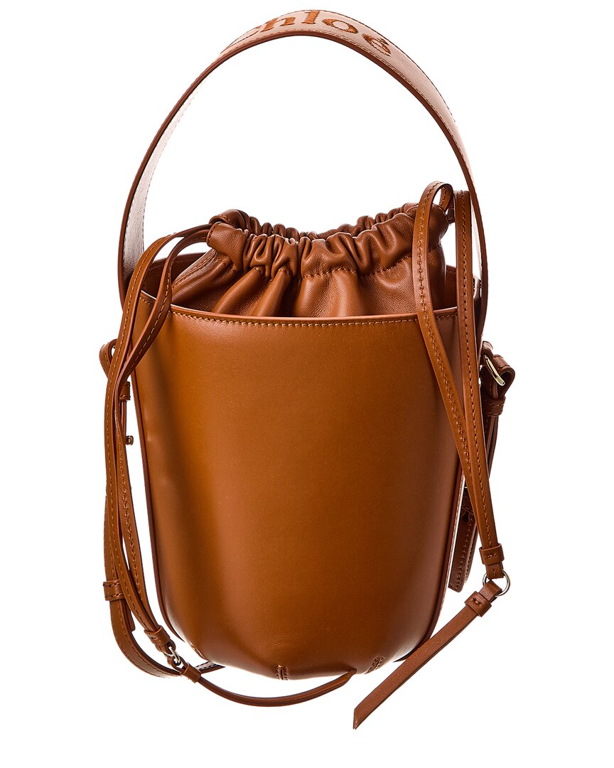 Chlo Sense Leather Bucket Bag