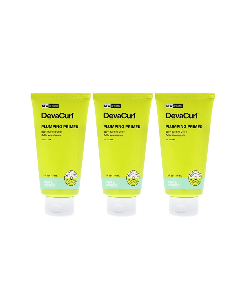 Devacurl Unisex 5oz Plumping Primer Gel-np - Pack Of 3